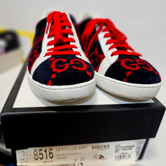 Authentic Gucci Ace Sneakers Shoes - Picture 1 of 10
